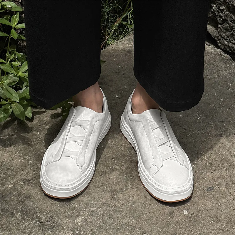 Chi Wolf Casual Shoes Men's White-6