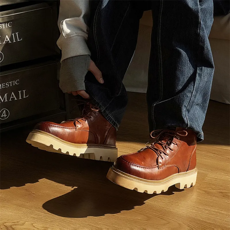 Chi Wolf Short Martin Boot Men's-6