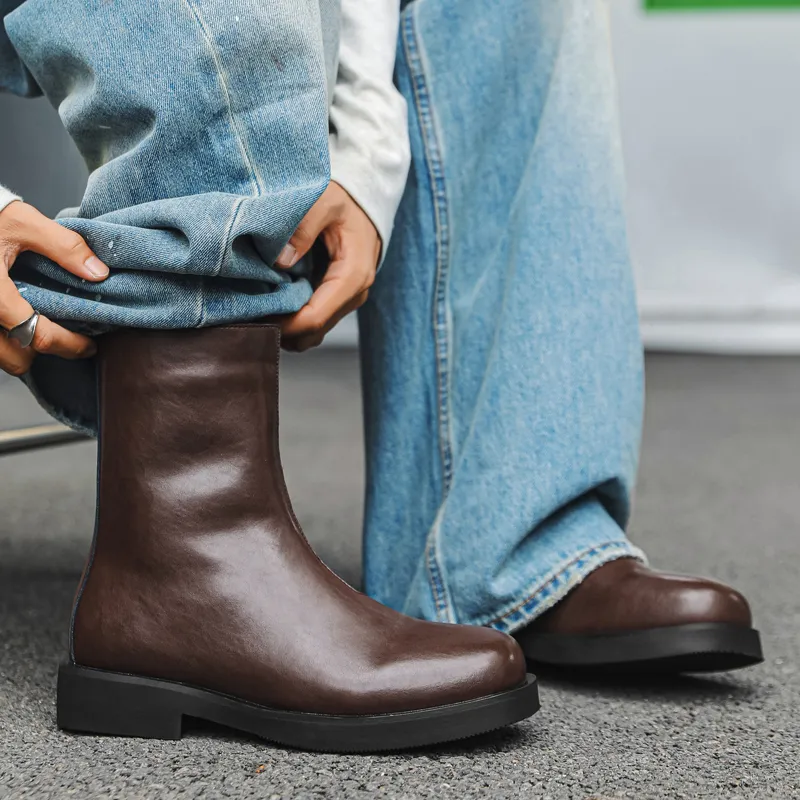 Chi Wolf Ankle Boots Men-9