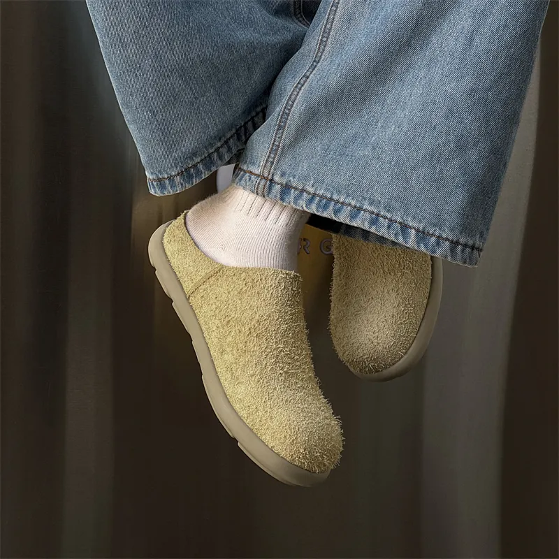 Chi Wolf Rubber Sole Closed Toe Slippers Men's-62