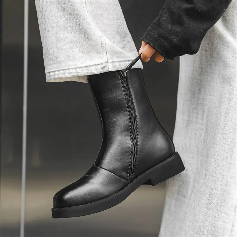 Chi Wolf Ankle Boots Men-4