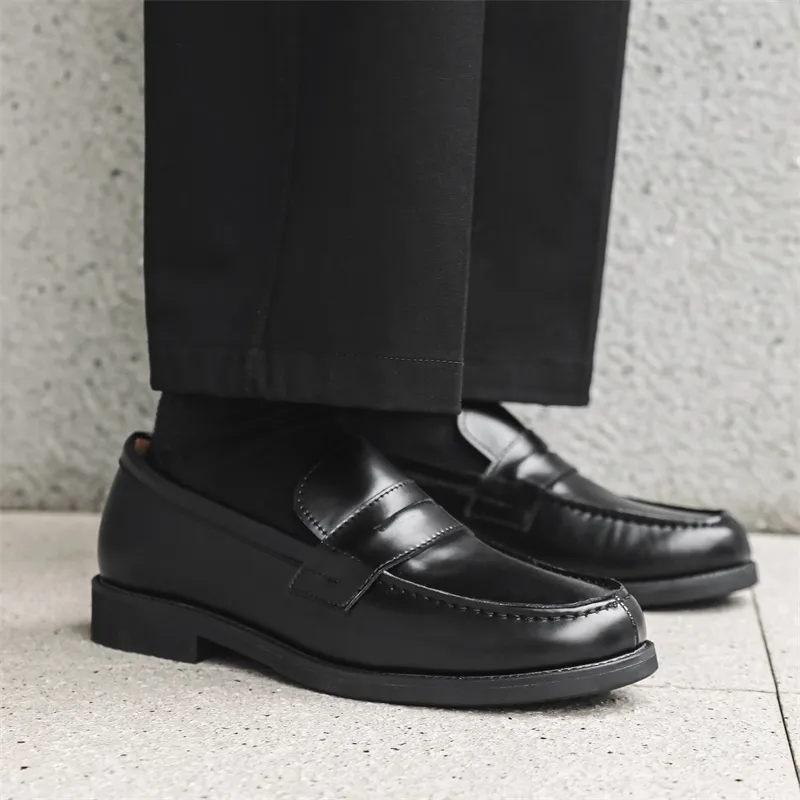 Chi Wolf Loafers Men Black-5