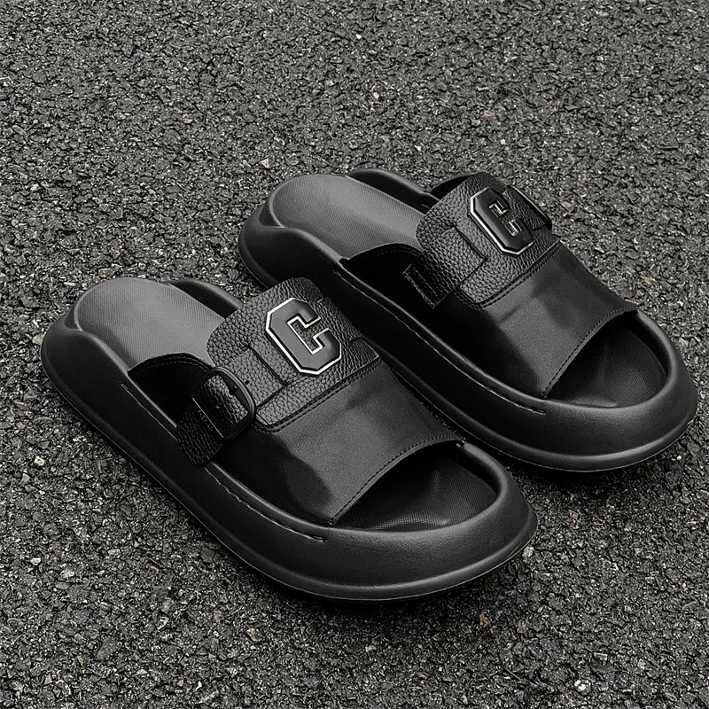 Chi Wolf Slip Resistant Slide Slippers Men's-4