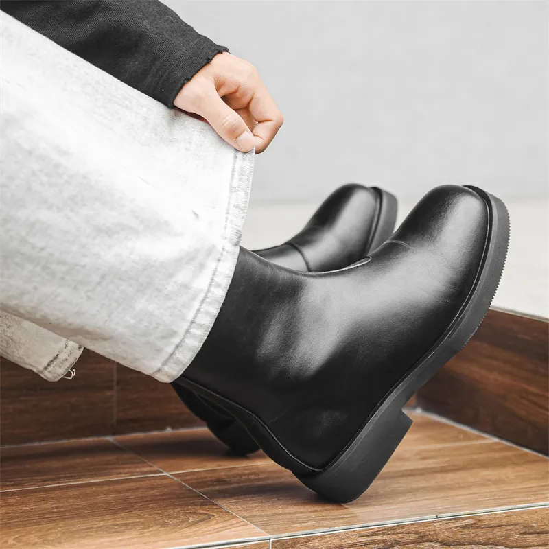 Chi Wolf Ankle Boots Men-5