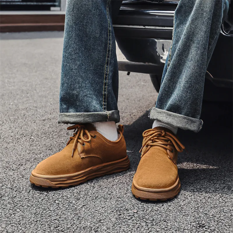 Chi Wolf Casual Shoes Men's Yellow-4