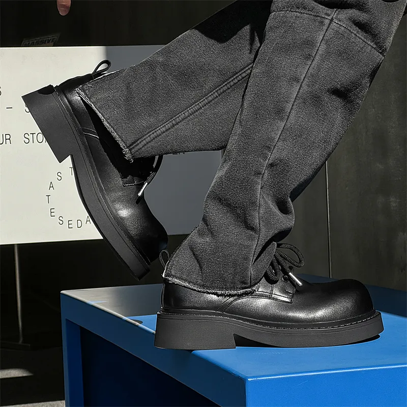 Chi Wolf Slip Resistant Low Top Casual Shoes Men's Black-2