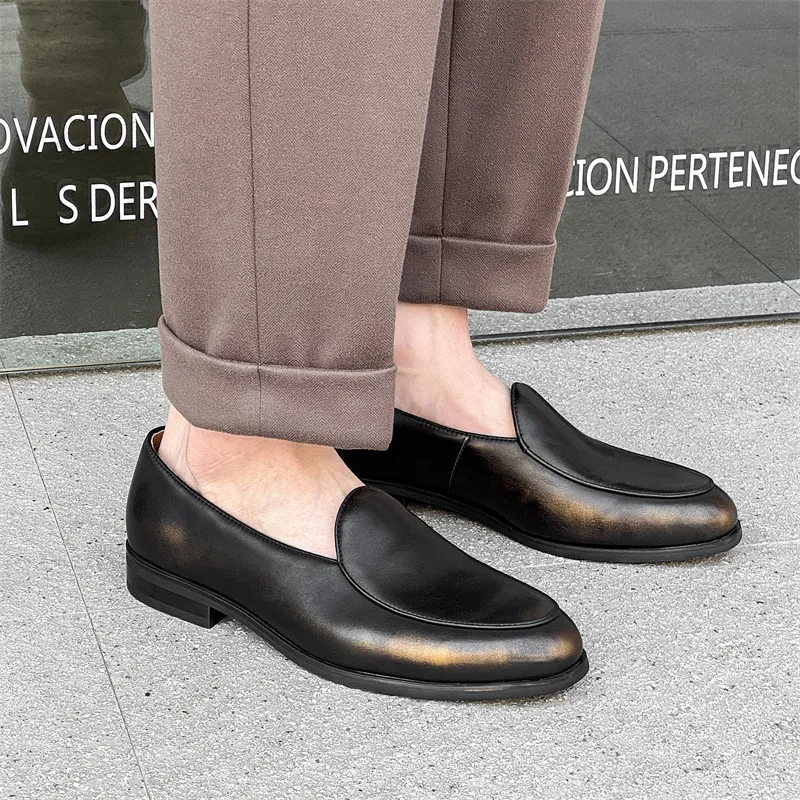 Chi Wolf Loafers Men Black/Brown/Gold/Purple-19