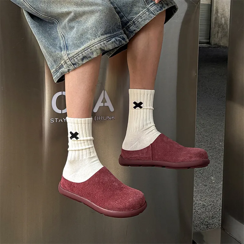 Chi Wolf Rubber Sole Closed Toe Slippers Men's-32