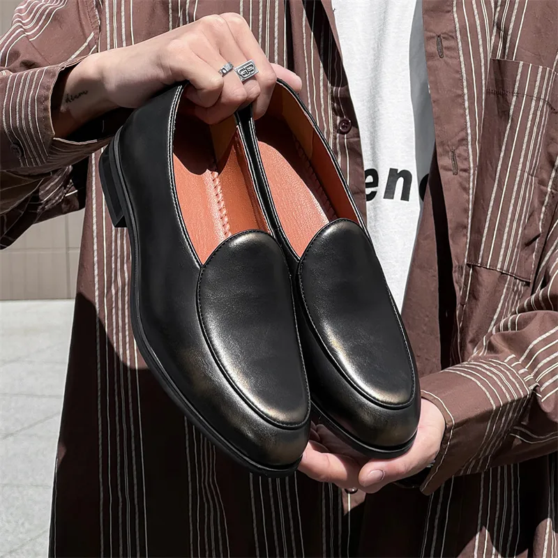 Chi Wolf Loafers Men Black/Brown/Gold/Purple-16