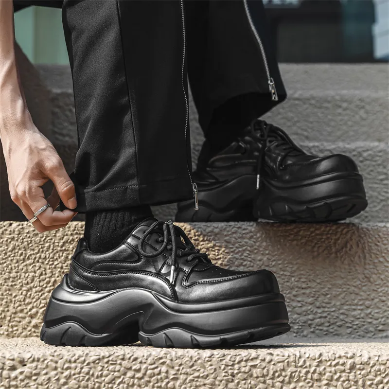 Chi Wolf Casual Shoes Men's Black-6