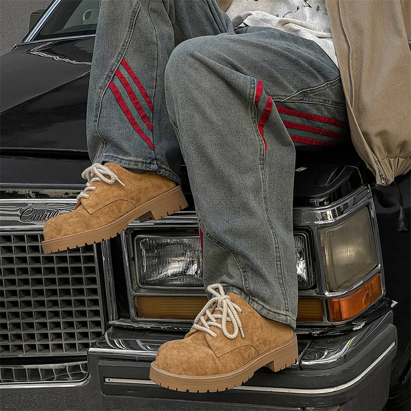 Chi Wolf Casual Shoes Men's Apricot-7