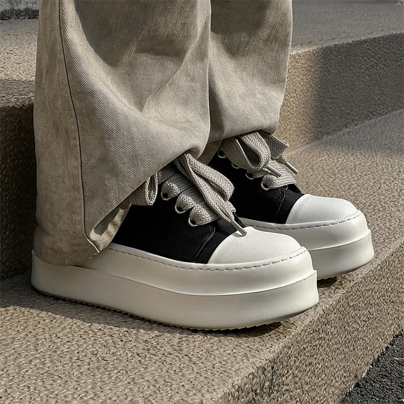 Chi Wolf Low Top Skateboard Shoes Unisex Black-6