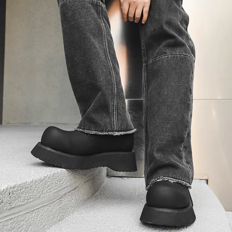 Chi Wolf Casual Shoes Men's Black-14