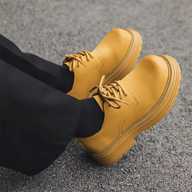 Chi Wolf Men's Casual Shoes Men Low Top Black/Yellow/Green/White-13