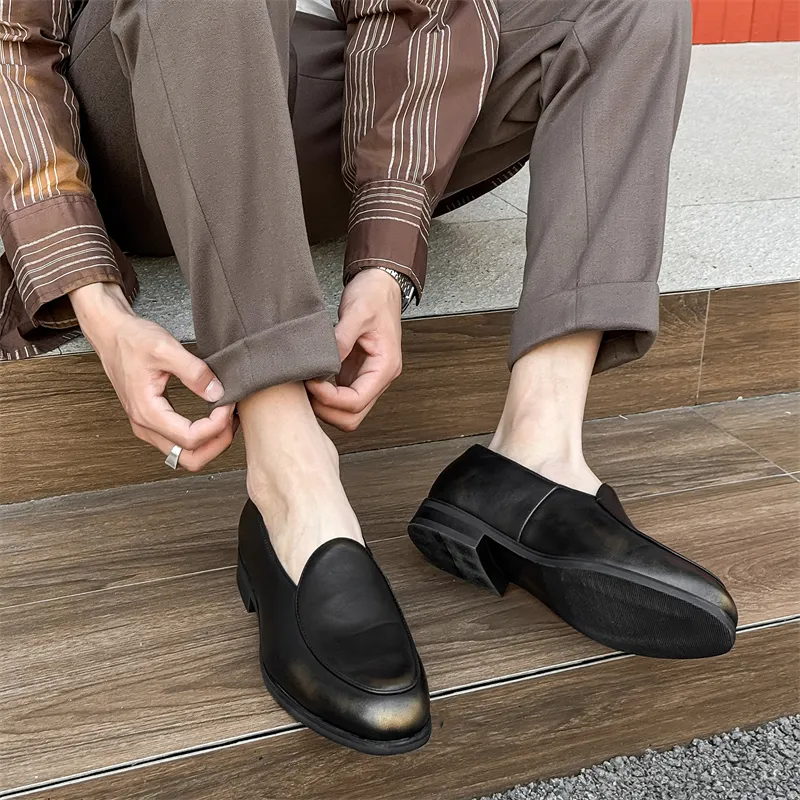 Chi Wolf Loafers Men Black/Brown/Gold/Purple-20