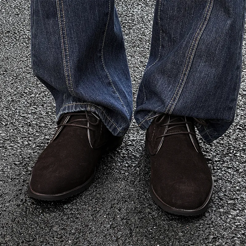 Chi Wolf Ankle Boots Men's Brown-3