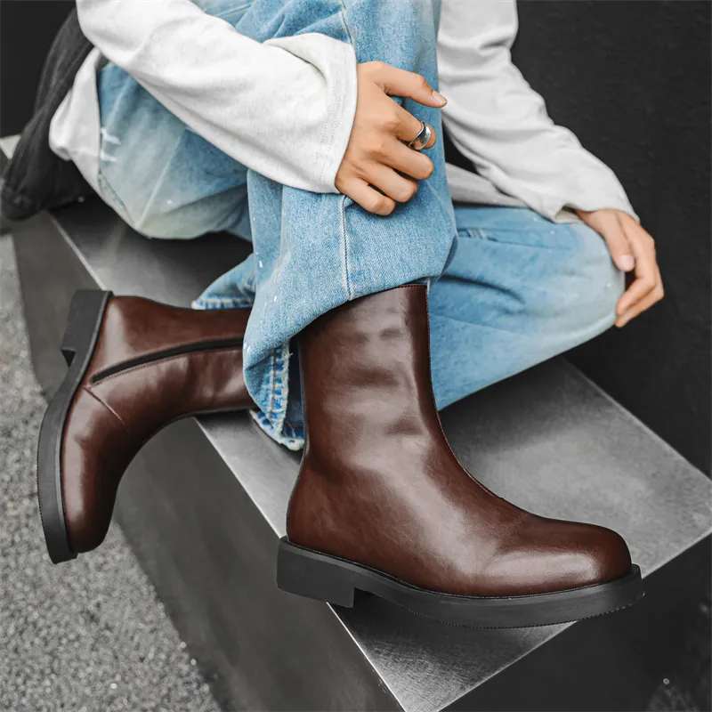 Chi Wolf Ankle Boots Men-13