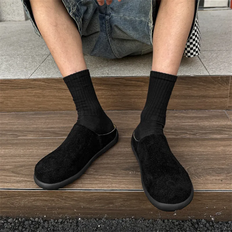 Chi Wolf Rubber Sole Closed Toe Slippers Men's-3