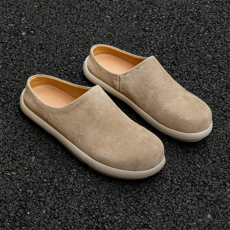 Chi Wolf Rubber Sole Closed Toe Slippers Unisex White-38