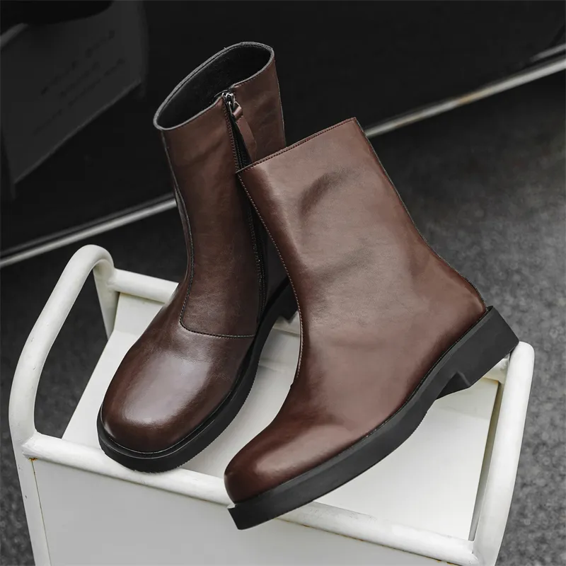 Chi Wolf Ankle Boots Men-25