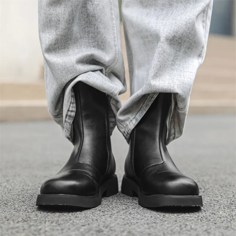 Chi Wolf Ankle Boots Men-6