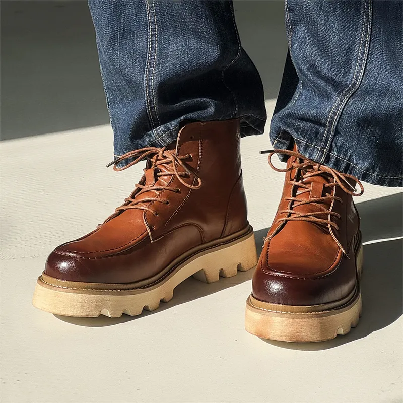 Chi Wolf Short Martin Boot Men's-3