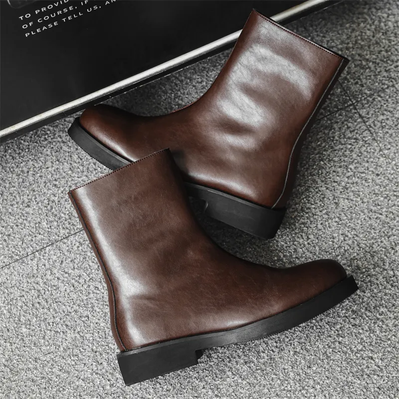 Chi Wolf Ankle Boots Men-23