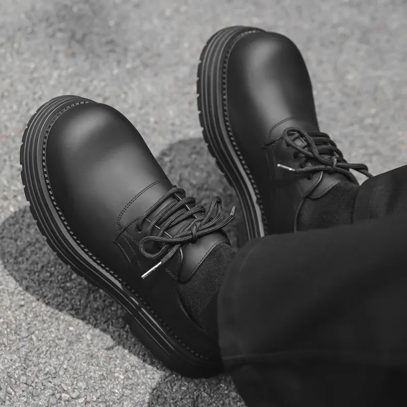 Chi Wolf Casual Shoes Men's Black-4
