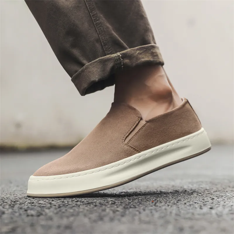 Chi Wolf Men's Casual Shoes Men Low Top Gray/Apricot-6