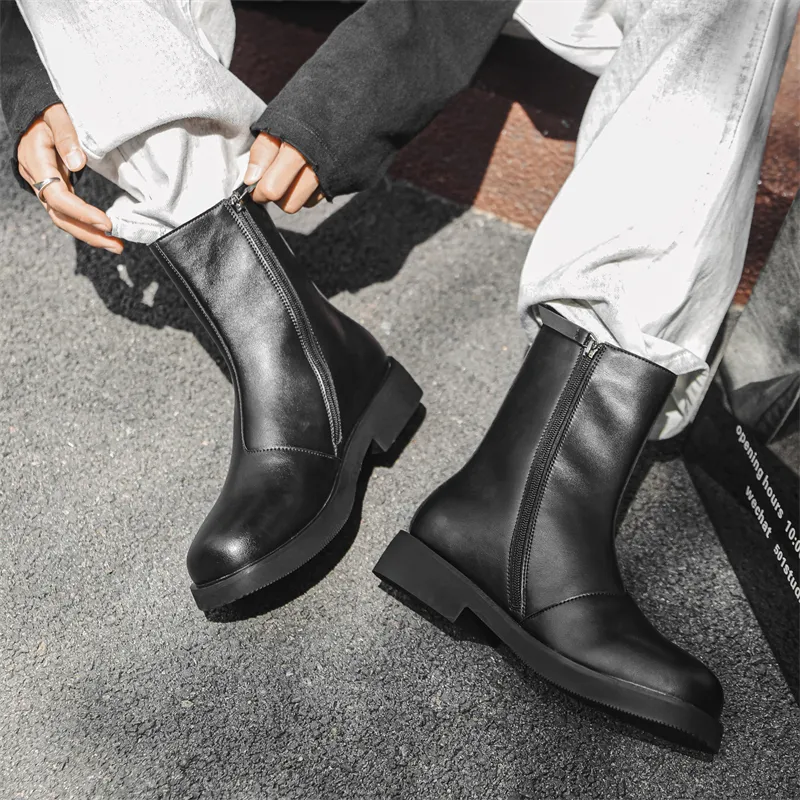 Chi Wolf Ankle Boots Men-2