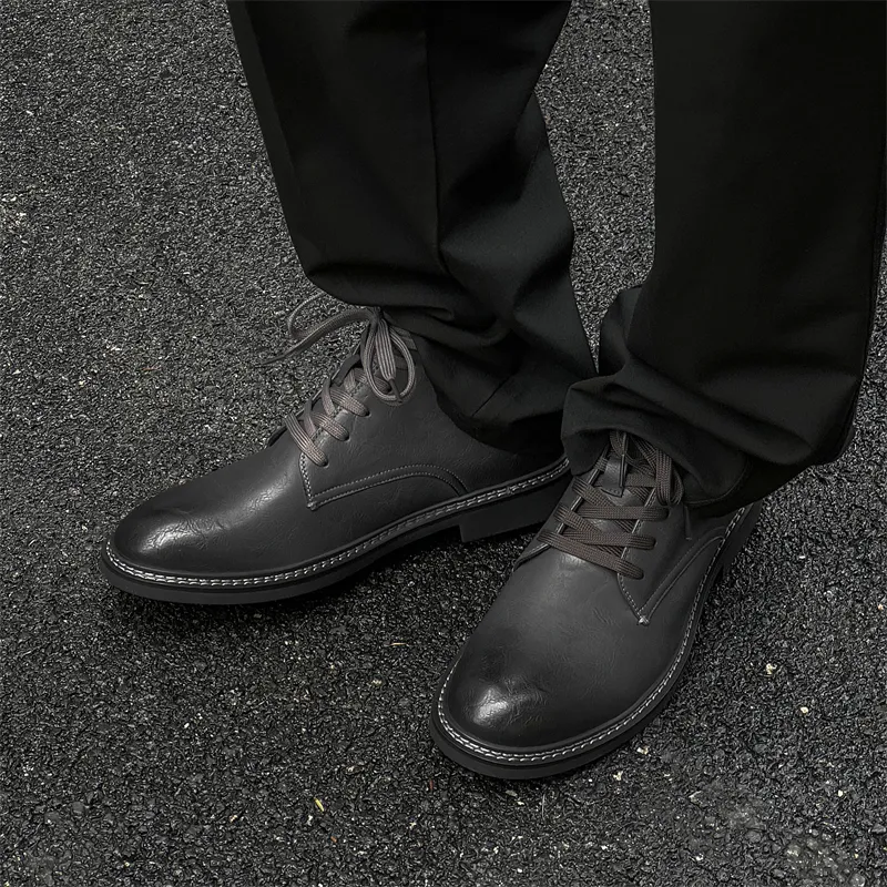 Chi Wolf Ankle Boots Men's Black-2