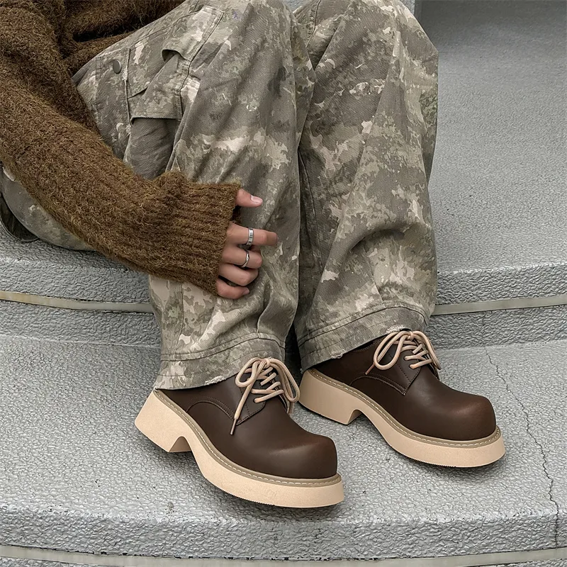Chi Wolf Casual Shoes Men's Brown-5