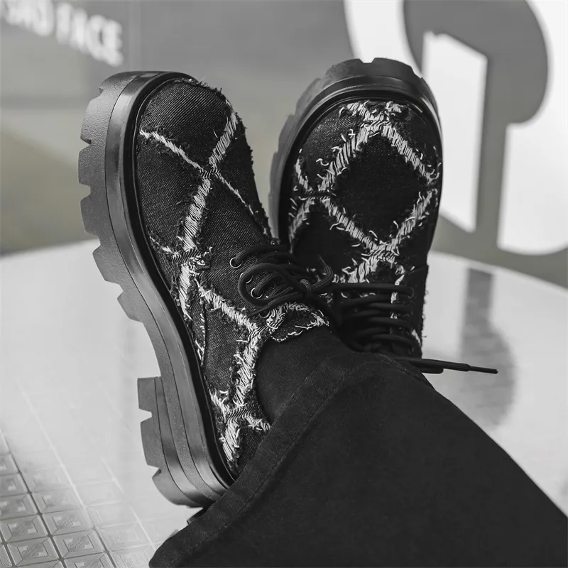 Chi Wolf Casual Shoes Men's Black-3