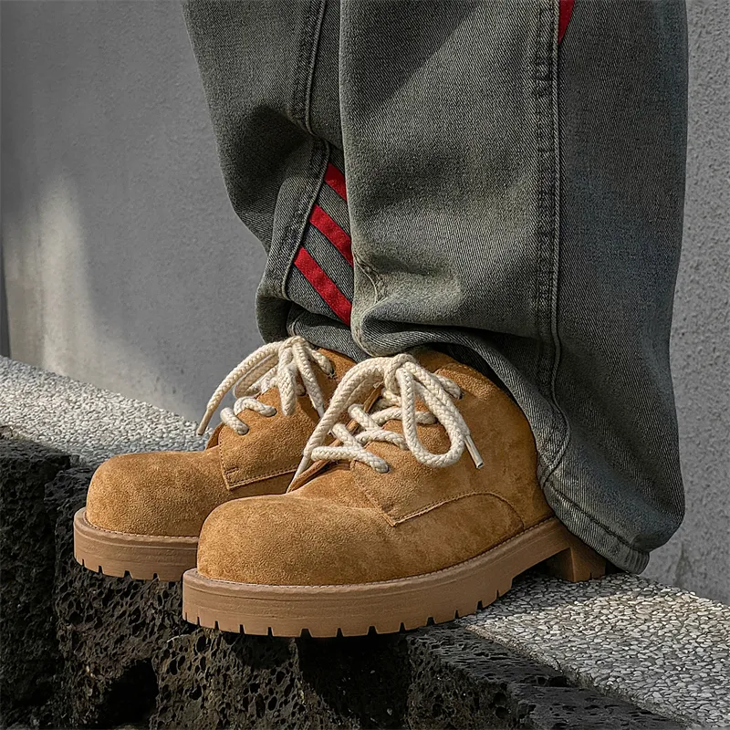 Chi Wolf Casual Shoes Men's Apricot-5
