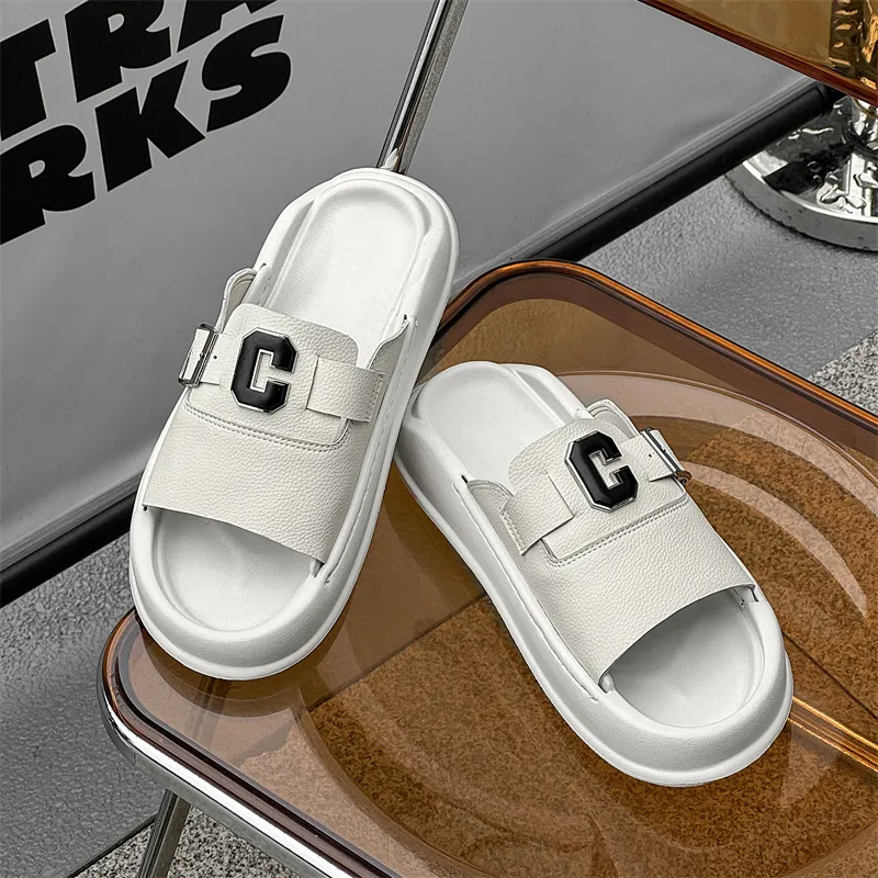 Chi Wolf Slip Resistant Slide Slippers Men's-11