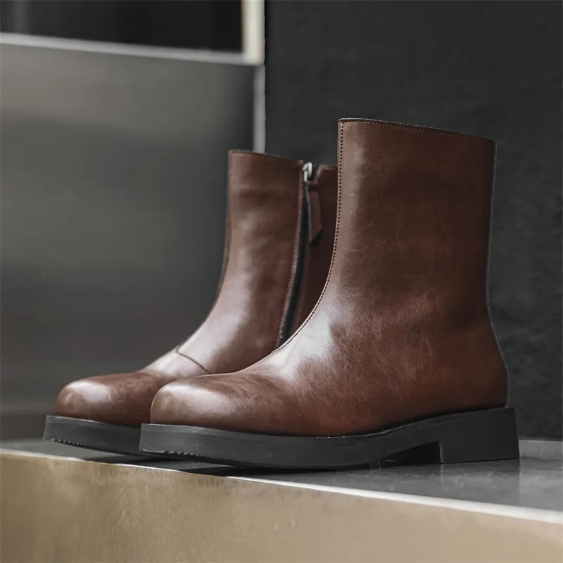 Chi Wolf Ankle Boots Men-26
