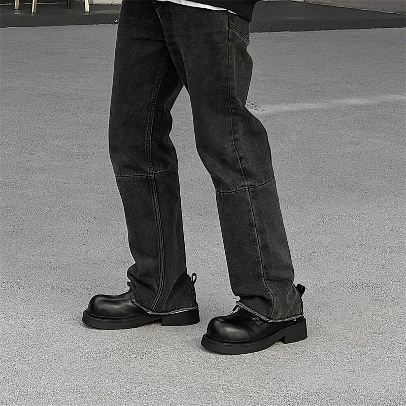 Chi Wolf Slip Resistant Low Top Casual Shoes Men's Black-5