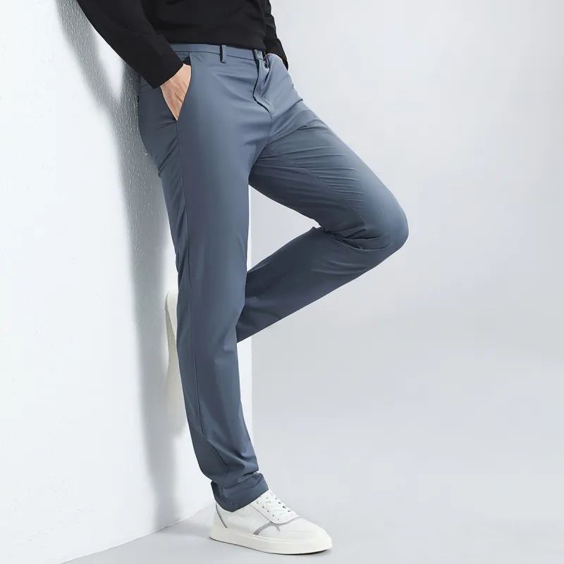 SEVEN Stretch Elastic Pants With Casual Fit For Fall Men's-19