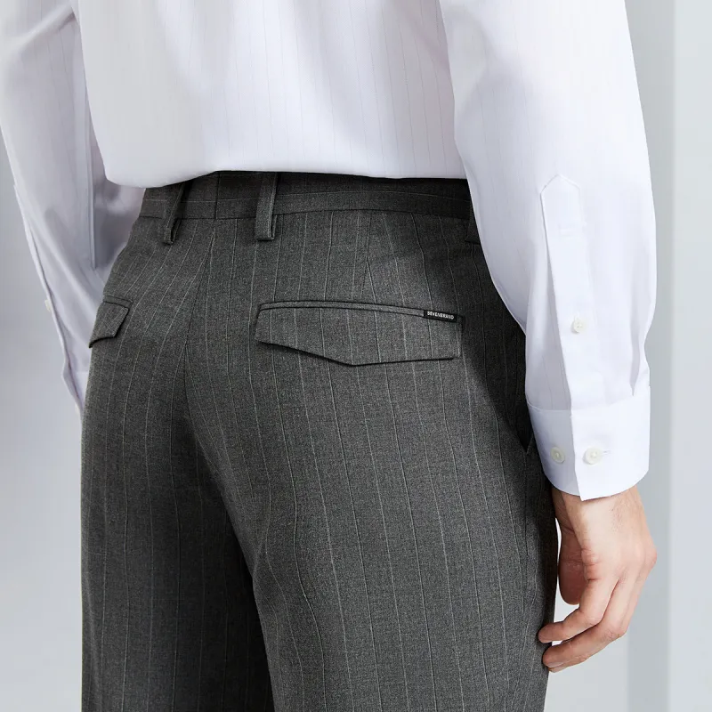 SEVEN Suit Trouser Men's Dark Gray-4