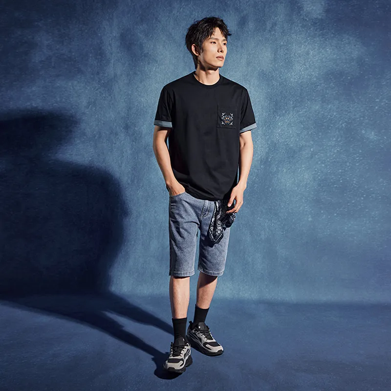 SEVEN T-Shirts Men Dark Blue-5