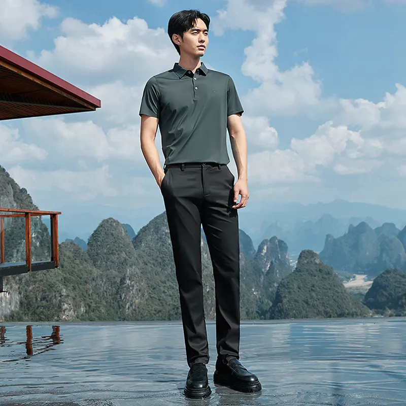 SEVEN Polo Shirt Men's Comes With Box Included Belt-10
