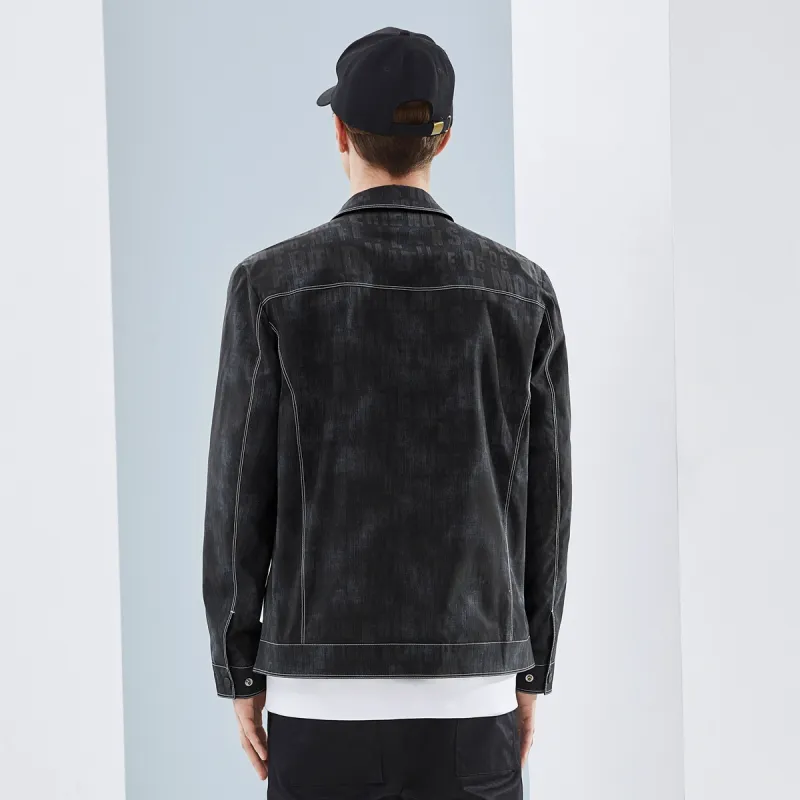 SEVEN Denim Jacket Men's Navy Blue-2