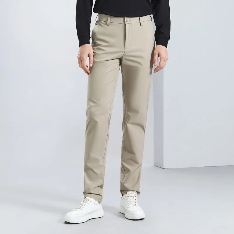 SEVEN Stretch Elastic Pants With Casual Fit For Fall Men's-13