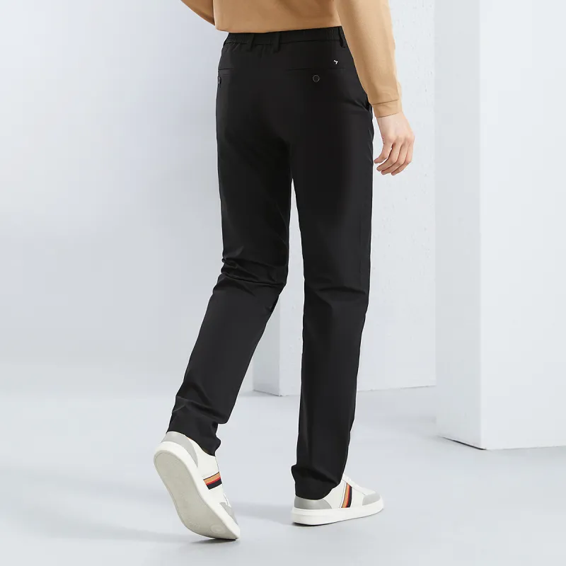 SEVEN Stretch Elastic Pants With Casual Fit For Fall Men's-9