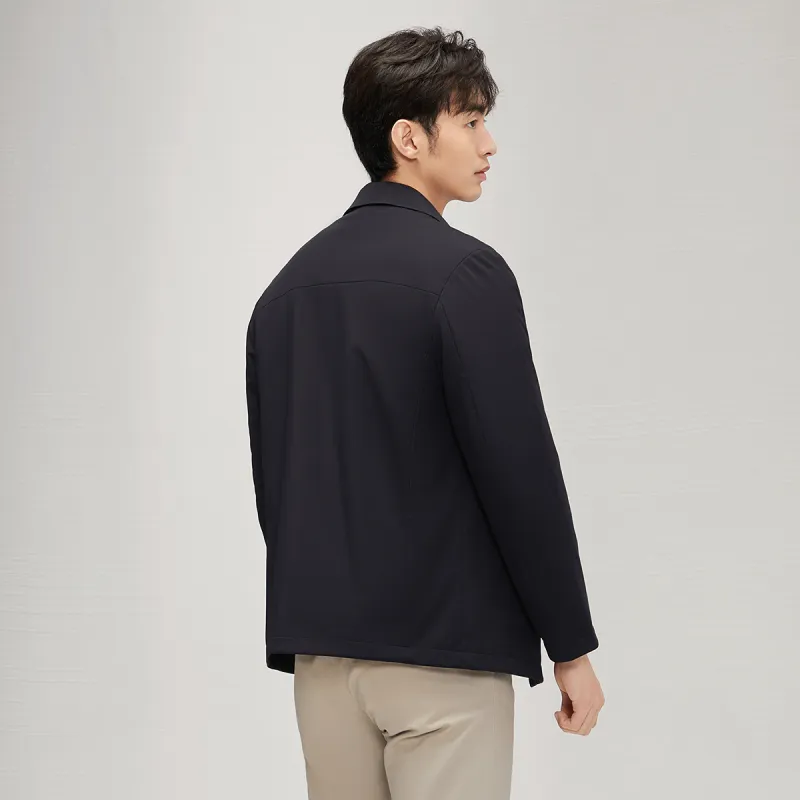 SEVEN Down Jacket Men's Navy Blue-3