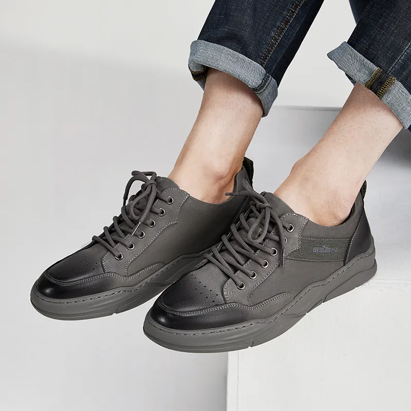 SEVEN Wear-Resistant Mid-Top Casual Shoes Men's-4