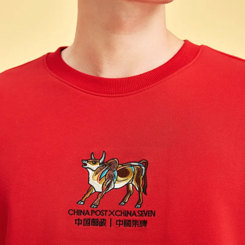 SEVEN x ZHONGGUOYOUZHENG LIANMINGKUAN Sweatshirt Unisex-3
