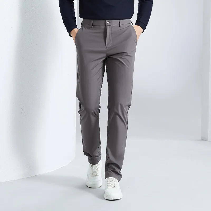SEVEN Stretch Elastic Pants With Casual Fit For Fall Men's-3