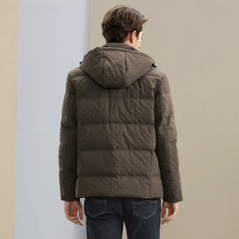 SEVEN White Duck Down Down Jacket Men's-11