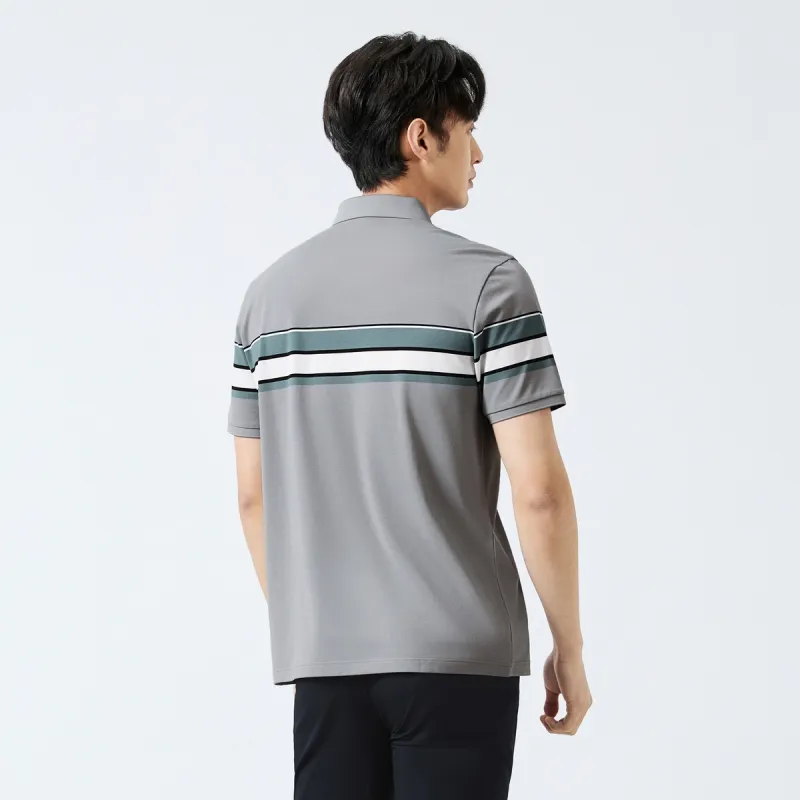 SEVEN Polo Shirt Men's Medium Gray-4